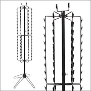 Clip Strip Corp. Free Standing Spinner Display Rack, Black, 108 Clips, 68.5 Inch Height