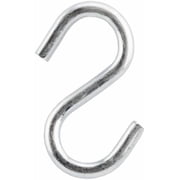 Clip Strip Corp. 100 Pack S Hooks, 1 Stainless Steel S Hooks for Hanging Plants, Kitchen Utensils, Clothes in Closets, Jewelry, Keys, Products, DIY Crafts