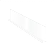 Clip Strip Shelf Dividers 50 Pack Clear PVC 3" x 11-9/16" Adhesive SD-3012-50