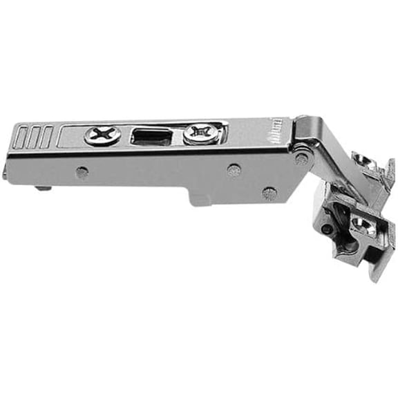 Clip Top 120D Hinge, For Aluminum Frame Door, Straight-Arm, Self Closing, Screw-