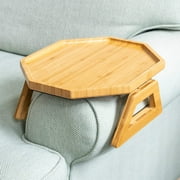 Clip On Tray Sofa Table for Wide Couches. Couch Arm Tray Table, Portable Table, TV Table and Side Tables for Small Spaces. Stable Sofa Arm Table for Eating and Drink Table
