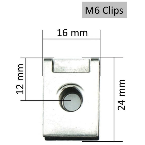 Clip U Spring Nuts M5 M6 Clips Fairing Panel Speed Chimney M6-50PCS