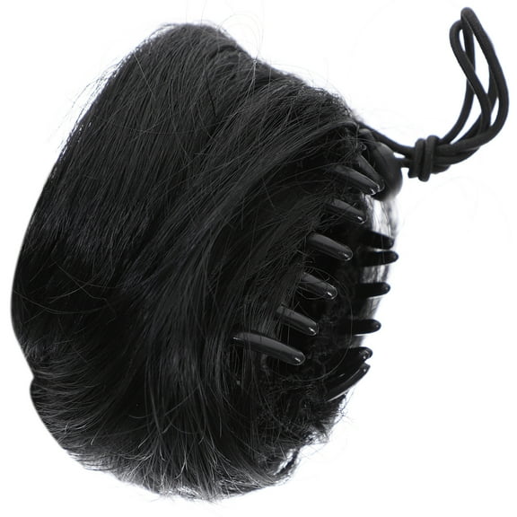 Clip Wig Chignon Hair Claw Wedding Headdress High Temperature Wire Bride Piece Accessories