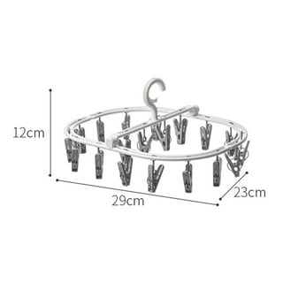 Whitmor Stainless Steel Clip & Drip Hanger with 20 Clips