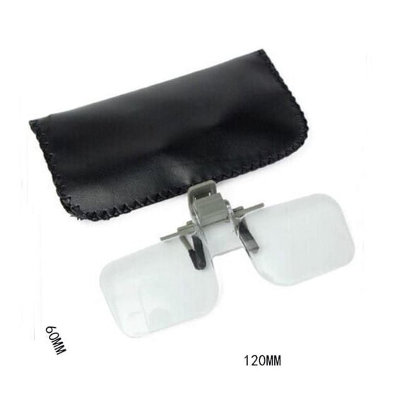 Clip and Flip, Clip-On, Flip-Up Magnifying Lenses For Fly Tying, Reading, Hobby, Crafts and Other Low Vision Tasks