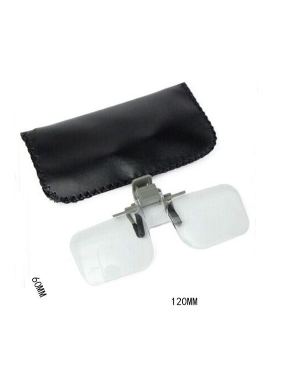 Clip and Flip, Clip-On, Flip-Up Magnifying Lenses For Fly Tying, Reading, Hobby, Crafts and Other Low Vision Tasks