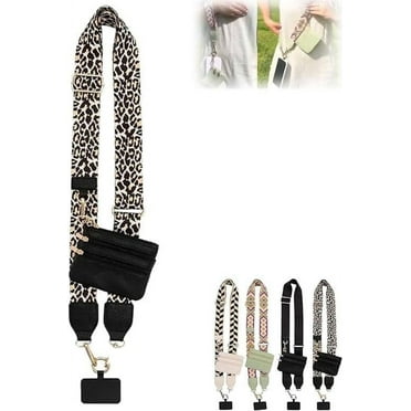 Clip and Go Strap for Phone with Wallet Crossbody, Phone Strap with Wallet, Phone Strap Crossbody with Zipper Pouch Wallet
