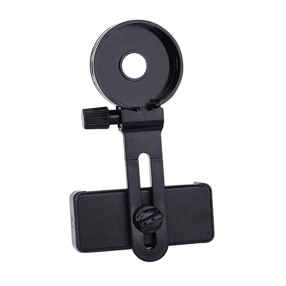Universal Phone Holder Bracket for Telescope with Clamp Black Plastic