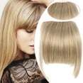 thumbnail image 1 of Clip in Bangs Hair Extensions, Hair Clip on Fake Bangs with Temples Front Fringe French Flat Bangs, F, 1.1oz, 8.6inch, 1 of 5