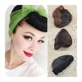 thumbnail image 1 of Clip in Bangs Synthetic Short Curly Retro Bangs for Women Clip in Retro Bangs Classic Fake Fringe Extension Natural Synthetic Bangs Hairpieces, 1 of 7