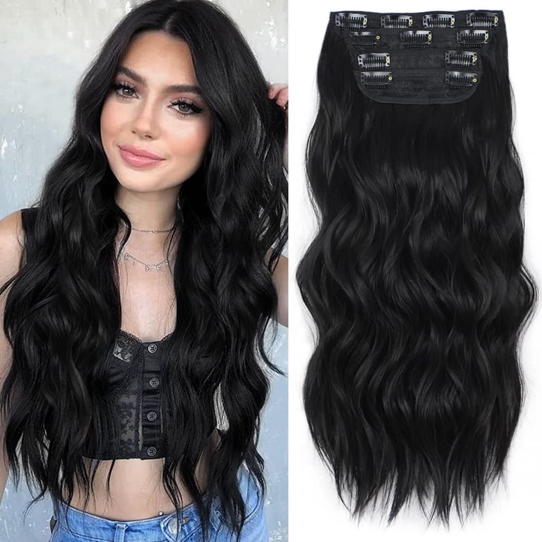 USTAR BEAUTY Clip in Long Wavy Synthetic Hair Extension 20  display picture 3