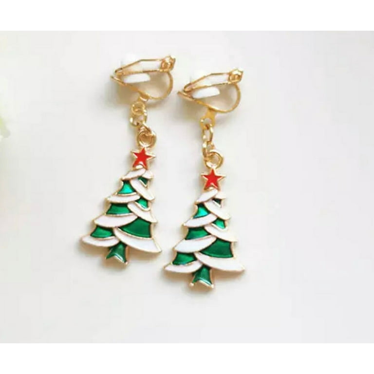 Christmas earrings deals walmart