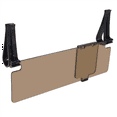 Clip on Car HD Vision Anti Dazzle Glare Blocker Shade Sun Visor Extension