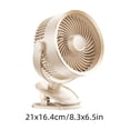 thumbnail image 1 of Clip on Fan 3-In-1 Portable Desk Wall Mountable with Stand Usb Rechargeable 3 Speed Adjustable Personal Cooling for Office Home Rv, 1 of 7