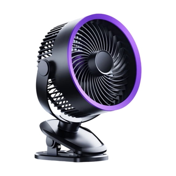 Clip on Fan 3-In-1 Portable Desk Wall Mountable with Stand Usb Rechargeable 3 Speed Adjustable Personal Cooling for Office Home Rv