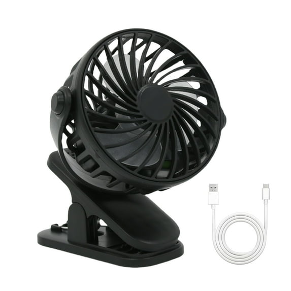 Silent USB Clip-on Mini Fan Adjustable Portable Cooling Fan for Office Dorm Desktop Stroller