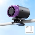 thumbnail image 1 of Clip on Fan with Digital Display, Rechargeable Portable Mini Fan, Usb-C, Ice Pack, for Car Office Travel Outdoor, 1 of 5