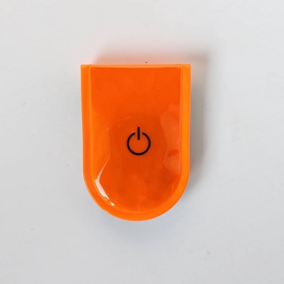Clip on Flashlights, Running Light for Runners Rechargeable Safety Lights for Walking at Night Hands Free Flashlight - orange