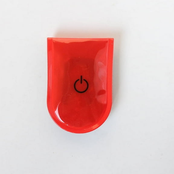 Clip on Flashlights, Running Light for Runners Rechargeable Safety Lights for Walking at Night Hands Free Flashlight - red