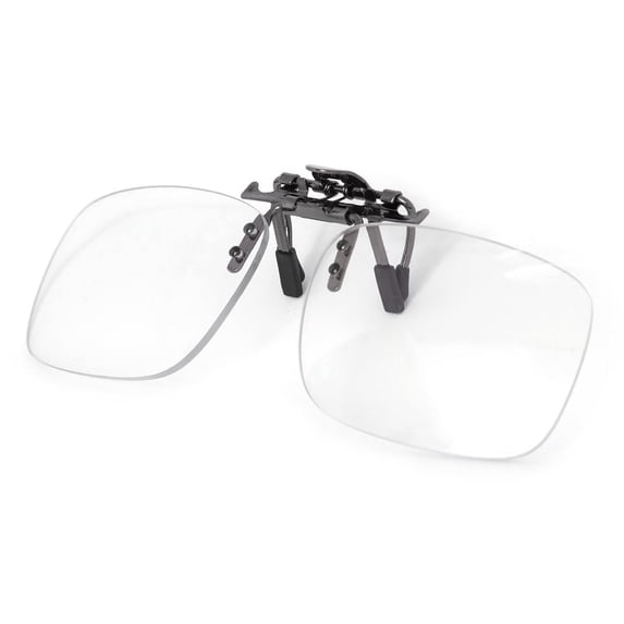 Clip-on Flip Up Rimless Magnifying, Suitable for Reading Glasses, Clip onto Over Eyeglasses, Case Included