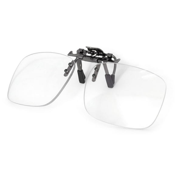 Clip-on Flip Up Rimless Magnifying, Suitable for Reading Glasses, Clip onto Over Eyeglasses, Case Included