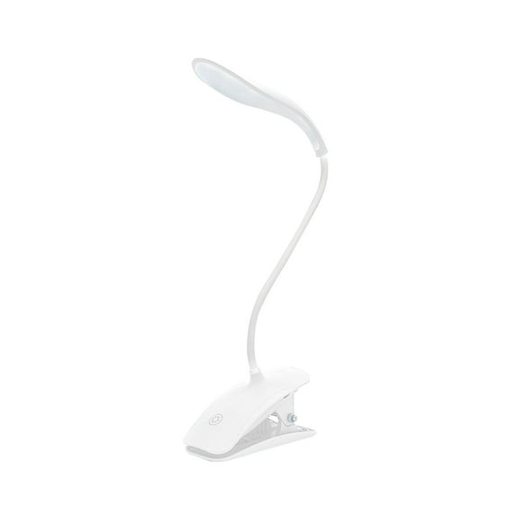 LanSuare Clip-on LED Desk Lamp, USB Night Light for Bedroom, Adjustable Reading Light, Portable Study Lamp for Bedside & Dorm