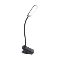 Clip on LED Reading Light, Portable Book Light for Reading in Bed, Rechargeable and Long Lasting, Adjustable Small Desk Lamp for Night Lights