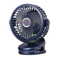 thumbnail image 1 of Clip on Mini Desk Fan Stroller Fan USB Powered Mini Clip on Desk Fan 6Inch, 1 of 20