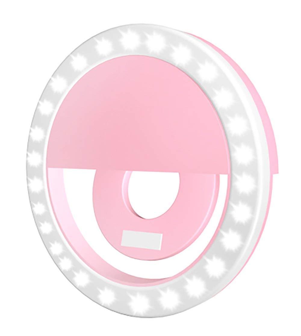 Clip on Selfie Ring Light [Rechargeable Battery] with 36 LED For Smart ...