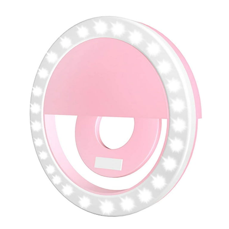 Clip on Selfie Ring Light [Rechargeable Battery] with 36 LED For