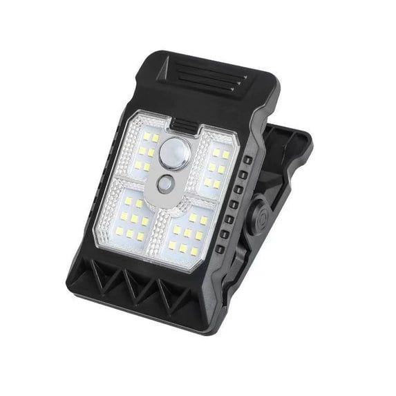 Clip on Solar Lights,73Leds Solar Light Outdoor Clip Motion Lights Security Light 3 Modes,for Patio Wall Garage Hiking Camp Tent Portable Emergency
