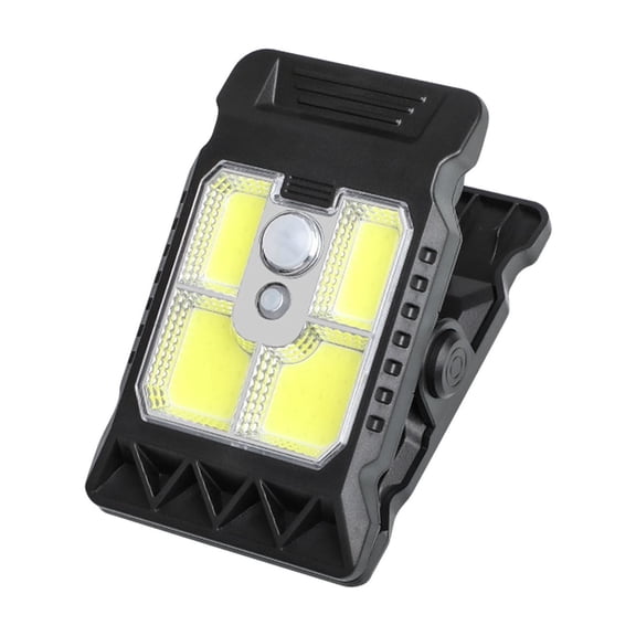 Clip on Solar Lights Outdoor Waterproof,LEDs Motion Sensor Lights,Solar Security Lights for Fence,Wall,Garage,Patio Umbrella(B)