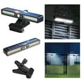 thumbnail image 1 of Clip on Solar Motion Sensor Lights Outdoor Waterproof with LEDs, 1 Pack Solar Powered Fence Lights for Outside Chain Link Fence Garage Gutter Camping, 1 of 8