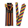 thumbnail image 1 of Clip on Suspenders Striped Necktie for Teen Girl Elegant Banquets Necktie Suit Teen Woman Multiple Functional Necktie, 1 of 16