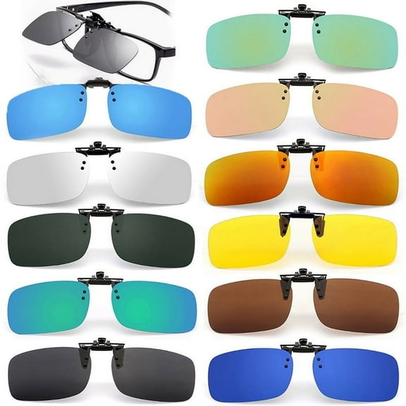 Clip on blue light filter blocking glasses office computer anti UV strain relief