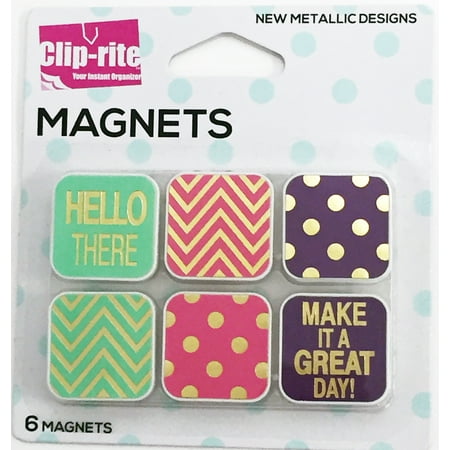 Clip-rite Square Magnet Cool 6pk