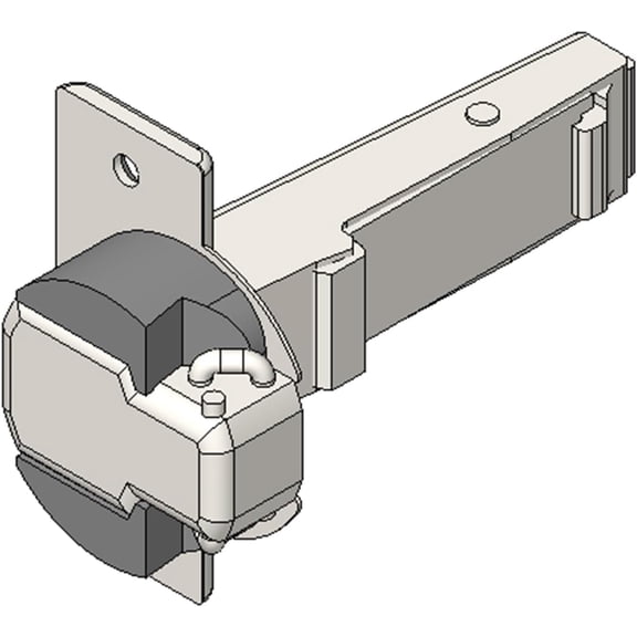 Clip top Hinge Kit (4 Pack), Full Overlay, 110 °   Opening Angle, Steel, Soft Close Euro-Style Hinges with Clip Mounting Plate for Frameless Cabinets