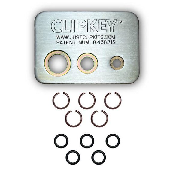 ClipKey with 0.38 in. Milwaukee Friction rings & O-Rings - 5 Piece