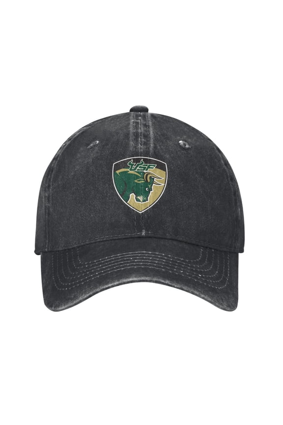 Clipart Usf Bulls Hat Adult Adjustable Classic Washed Casquette Cap Hat Baseball Cap