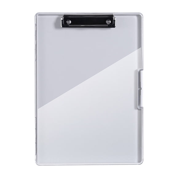 Clipboard with Storage, Clipboard Storage Box Plastic A4 Clipboard Cases Storage Clipboard with Separate Pen Compartment