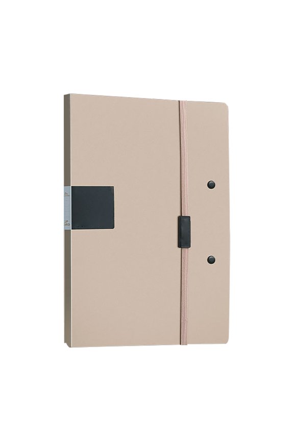 Clipboard Folder, A4 Foldable Clipboard with Horizontal Clips & Elastic Strap Design, 180 Degree Flat Lay Foldable Binder Clipboards, Durable File Cover Work Folder Clipboards, 1Pc(Khaki,9.2x6.5")