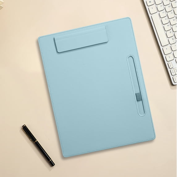 Clipboard Folder Writing Board – PU Leather Magnetic Document Signing Pad, Menu Holder & Office Contract Folder, Multifunctional Business Notepad Board, 13x10 in