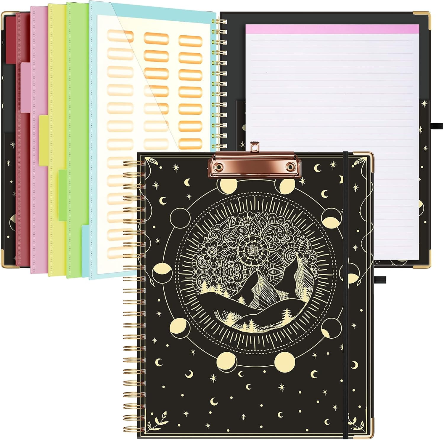 Clipboard Folio with Notepad for Letter Size, Clipboard Folder with ...