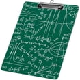 thumbnail image 1 of Clipboard Nursing Math and Trigonometry Acrylic Clip Board with Low Profile Metal for A4 Paper Size Clip Hangable Office Work School Whiteboard Clipboards, 1 of 7