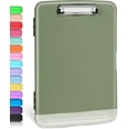 thumbnail image 1 of Clipboard with Storage, Clip Board 8.5 x 11 with Pen Holder, Plastic Organization Case Box for Letter Legal A4 Size Paper, Low Profile Clip, Nurses Teachers Must Haves, School & Office Supplies, 1 of 3