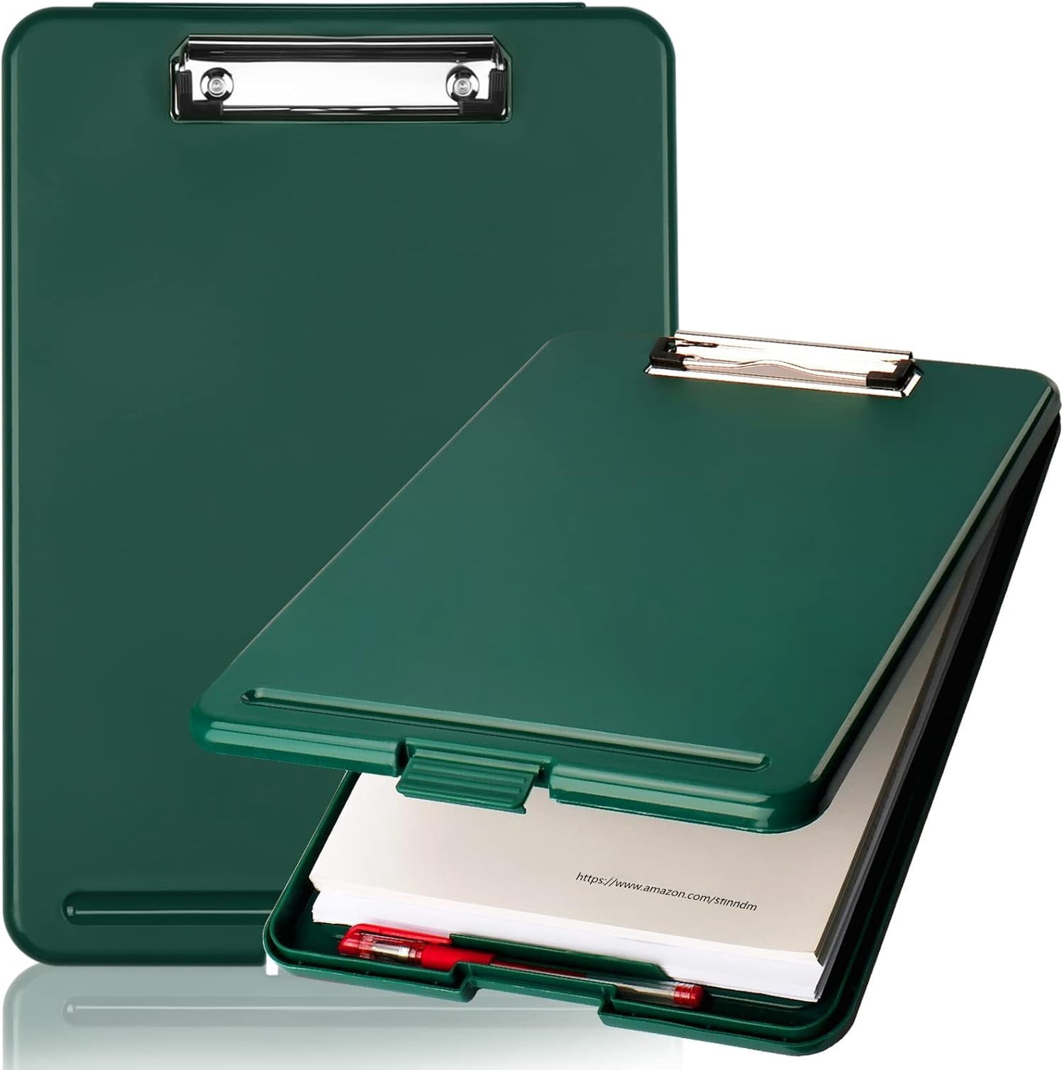 Clipboard with Storage,Storage Clipboard with Clip,Clipboards Foldable for Nurse,for 8.5x11 Paper Clip Boards,A4 Clipboards Case with Smooth Writing for Office Supplies Clip Board Case-