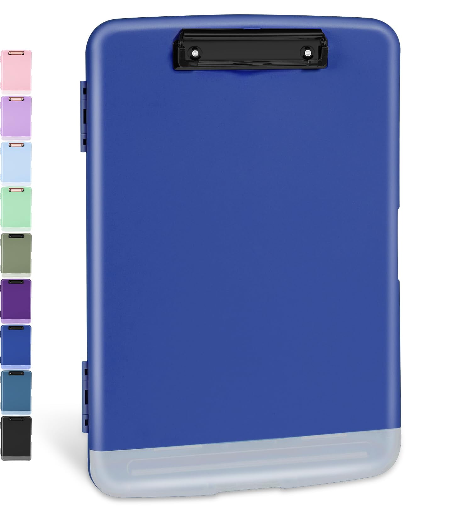 Clipboard With Storage  High Capacity Clipboards Pen Holder Clip Boards 8.5x11 Low-profile Lightweight Plastic For Teachers Lawers Office Workers