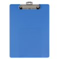Clipboard made from recycled plastic, holds 8.5x11 sheets, blue