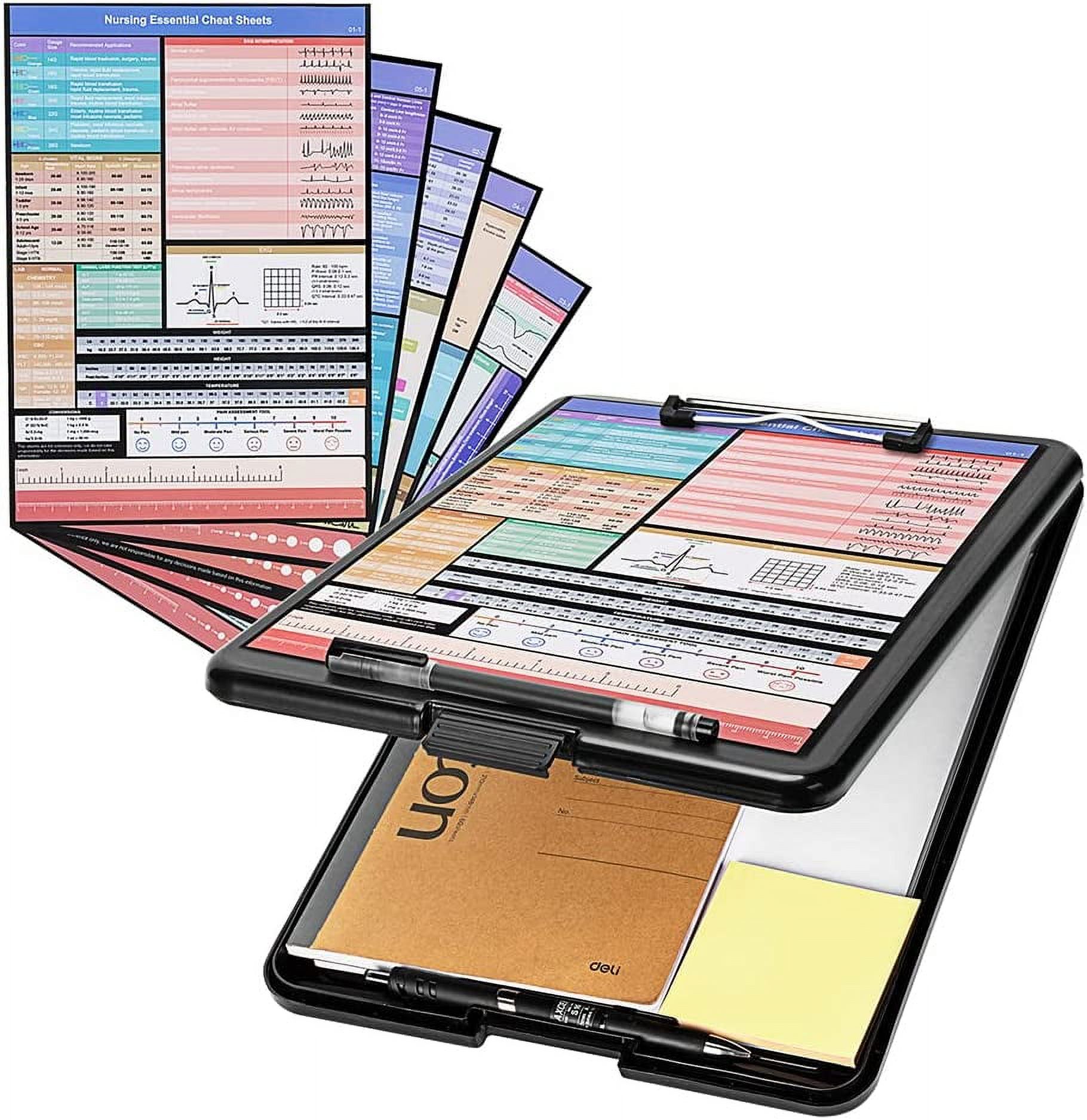 Mobile OPS Portfolio Clipboard With LowProfile Clip, 1/2" Capacity, 8