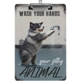 thumbnail image 1 of Clipboards for Nurses,Standard Letter Size 9"x12.5" Wood Clipboards with Low Profile Metal Clip, Decorative Clipboard, Gift for Friends,Dog, Bath Soap, Wash Your Paws, Gift for Friends, 1 of 6
